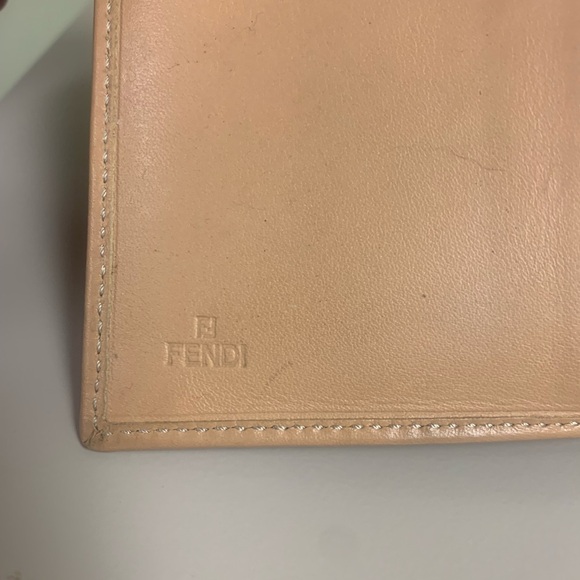 Fendi Zucchino FF Logo Canvas and Leather Wallet - Authentic and GUC - Picture 8 of 16